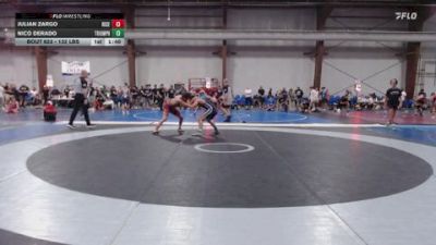 132 lbs Semifinal - Julian Zargo, RISE vs Nico DeRado, Triumph Trained