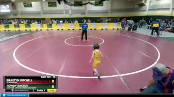 35 lbs Round 2 - Kashtyn Grant, Torrington Wrestling Club vs Tildyn Stirling, Harding County Youth Wrestling