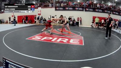 125 kg Cons. Round 2 - Jay Henderson, Utah vs Shilo Jones, Bison Wrestling Club