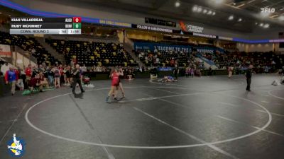 130 lbs Cons. Round 2 - Ruby Mckinney, Denver vs Kiah Villarreal, Algona