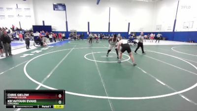 285 lbs Cons. Round 2 - Chris Gielow, Carthage College vs Kei`Aviyahn Evans, Concordia