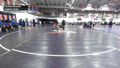 103 lbs Cons. Round 6 - Victoria Safranov, University Of Alberta vs Kameyah Young, Iowa Central Community College