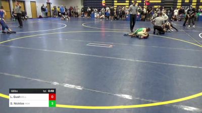 68 lbs Round Of 32 - Lucas Gush, Belle Vernon vs Garrett Nicklos, Highland