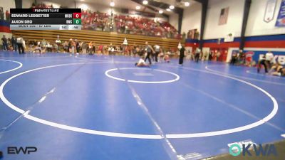67 lbs Consolation - Jaxon Deo, Berryhill Wrestling Club vs Edward Ledbetter, Muskogee Rougher Youth Wrestling