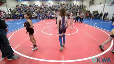 70 lbs Consi Of 4 - Jesse Bell, Warner Eagles Youth Wrestling vs Maverick Stewart, Checotah Matcats