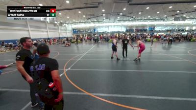 285 lbs Champ. Round 1 - Braylen Meeuwsen, Unattached vs Wyatt Tapia, Wellington