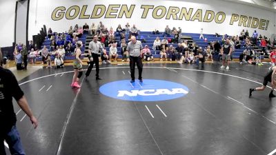 94-99 lbs Round 2 - Aleah Bowers, Grove City vs Declan Jericho, Belle Vernon