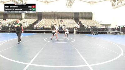 110-I lbs 2nd Place - Alex Bahadur, 5 Points Wrestling Club vs Charles Polifrone, Olympic