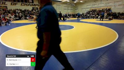 135 lbs Round Of 32 - Omar Samayoa, Immaculate Conception (IL) vs Elijah Cortez, Gilroy