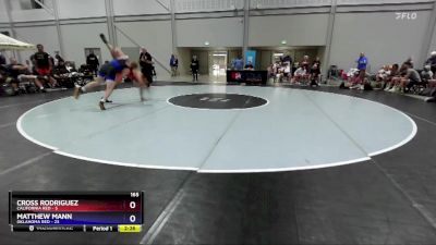 165 lbs Round 1 (8 Team) - Cross Rodriguez, California Red vs Matthew Mann, Oklahoma Red