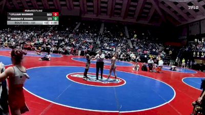 120 lbs Champ. Round 1 - Serenity Evans, Lithonia vs Lyllian Warner, Dawson County