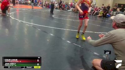 80 lbs Semis & Wb (16 Team) - Jaxx Keely, Predator WC vs Colin Logue, Team Palmetto State