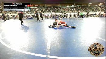 106 lbs Consi Of 16 #1 - Cooper Mcleroy, Tuttle Wrestling vs Everette Coalson, Weatherford Youth Wrestling