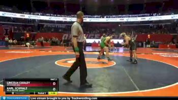 2A 285 lbs Cons. Semi - Karl Schmalz, Niles (Notre Dame) vs Lincoln Cooley, Sycamore (hs)