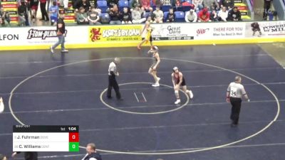 110 lbs Round Of 32 - Jax Fuhrman, Dover vs Chase Williams, Central Bucks East