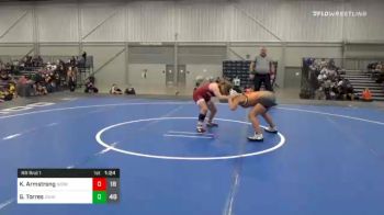 120 lbs Prelims - Kamryn Armstrong, Sooners Crimson vs Gabby Torres, Oregon Womens