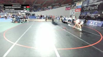 5A Boys 126 lbs Cons. Round 3 - Sawyer Greenstreet, Thurston Boys vs Philip Alger, Crater Boys