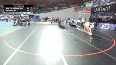 5A Boys 126 lbs Cons. Round 3 - Sawyer Greenstreet, Thurston Boys vs Philip Alger, Crater Boys