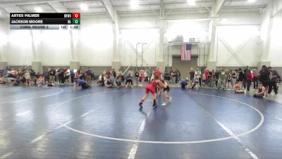 88 lbs Cons. Round 2 - Jackson Moore, Fremont Wrestling Club vs Aryes Palmer, Bear River Wrestling Club