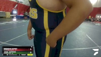 285 lbs Round 2 (16 Team) - Brendan Gomez, Glenbrook South 2 vs Vann Justman, Random Lake