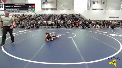 93 lbs Champ. Round 2 - Chase Vicente, Long Beach Gladiators Wrestling vs Michael Vigliotti, Journeymen Wrestling Club