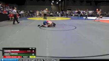 6A - 152 lbs Champ. Round 1 - Tucker Brunner, Manhattan vs Aiden Carmack, Lawrence