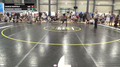 160 lbs Semifinal - Charlie Warfield, York vs Dominique Siennick, Burnham
