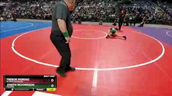 6A - 132 lbs 1st Place Match - Joseph Richardson, Prosper vs Trebor Moreno, El Paso Eastwood