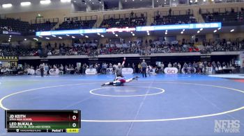 112 lbs Cons. Round 2 - JD Keith, Sitka High School vs Leo Bukala, Redington Sr. Jr/Sr High School