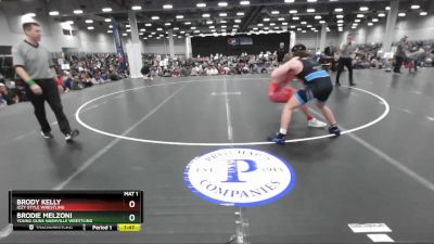 175 lbs Quarterfinal - Brodie Melzoni, Young Guns Nashville Wrestling vs Brody Kelly, Izzy Style Wrestling