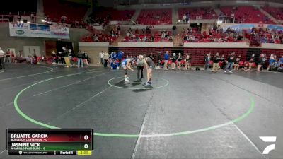 145 lbs Semis (4 Team) - Brijatte Garcia, Burleson Centennial vs Jasmine Vick, Amarillo Palo Duro