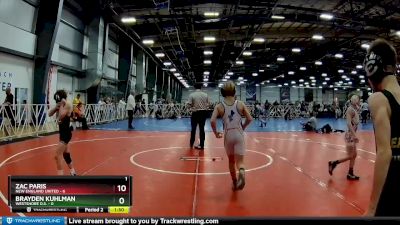 76 lbs Rd# 9- 2:15pm Saturday Final Pool - Zac Paris, New England United vs Brayden Kuhlman, Westshore D.S.