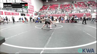 126 lbs Rr Rnd 5 - Gabe Neils, Henryetta Knights Wrestling Club vs Ty Whitlock, Harrah Little League Wrestling