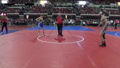 116 lbs Semifinal - Blake Helgeson, Falls Academy vs Ryker Allen, Team Real Life