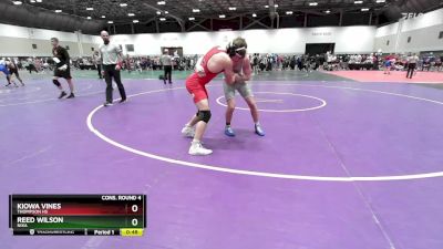 150 lbs Cons. Round 4 - Reed Wilson, Nixa vs Kiowa Vines, Thompson HS