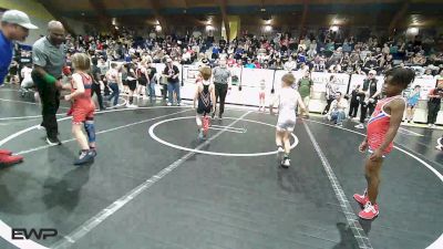 51-55 lbs Semifinal - Kyng Walker, Barnsdall Youth Wrestling vs Kayde Legg, Sandsprings