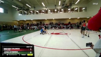 130 lbs Quarterfinal - Breyden Childress, Washington vs Jaxon Gutierrez, Lake Stevens Wrestling Club