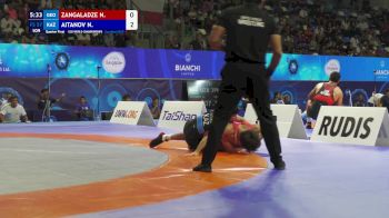 57 kg 1/4 Final - Nika Zangaladze, Georgia vs Nurdanat Aitanov, Kazakhstan