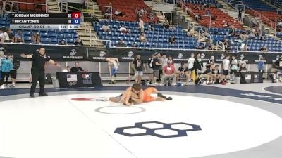 165 lbs Champ. Rd Of 16 - Jordan McKinney, Oklahoma vs Micah Tonte, Indiana