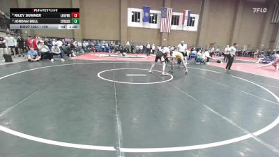 126 lbs Quarterfinal - Jordan Bell, St. Pius X (Kansas City) vs Riley Sumner, Lafayette (Wildwood)