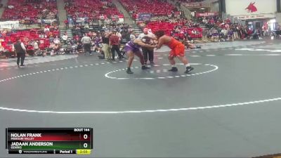 285 lbs Quarterfinal - Jadaan Anderson, Ozarks vs Nolan Frank, Missouri Valley