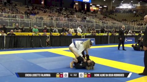 Ivone Aline Da Silva Rodrigues vs Ericka Lissette Falavinha 2025 Pan Jiu Jitsu IBJJF Championship
