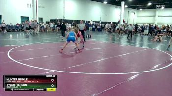 126 lbs Round 6 (16 Team) - Tyler Pierson, Iowa Gables vs Hunter Hinkle, S.E.O. Wrestling Club- Team Red