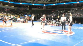 125 Class 2 lbs Champ. Round 1 - Hannah Maskrod, Ozark vs Mayce Novak, Jackson