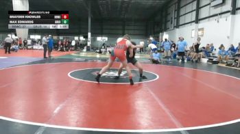 165 lbs Max Edwards, GROUND UP USA vs Brayden Knowles, BEACH BOYZ WRESTLING CLUB