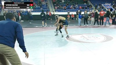 126 lbs Quarterfinal - Steven Maitre, Woburn vs Nathan Morales, Andover