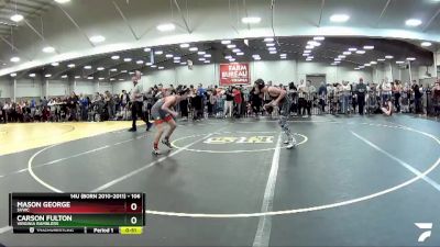 106 lbs Cons. Round 2 - Mason George, SVWC vs Carson Fulton, Virginia Ramblers