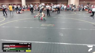 130 lbs Cons. Round 2 - Joshua Tuttle, Unattached vs Ayden Surratt, Unattached