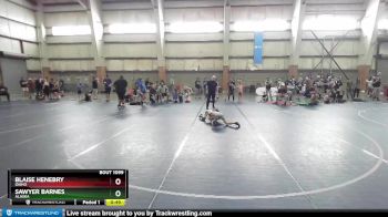 60 lbs Quarterfinal - Blaise Henebry, Idaho vs Sawyer Barnes, Alaska