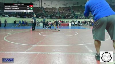 120 lbs Consi Of 4 - Declan Forrest, Vinita Kids Wrestling vs Darrell Compton, Elgin Wrestling